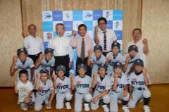 清洲少年野球クラブ表敬訪問
