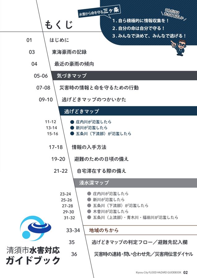 清須市水害対応ガイドブック