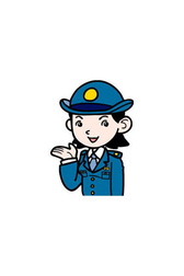 女性警察官の画像