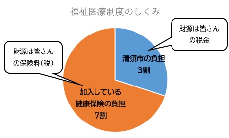 福祉医療制度のしくみグラフ