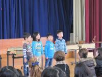 5歳児　司会も自分たちで進めたよ