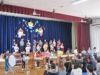 5歳児　幼稚園最後の保育参観皆で力を合わせたよ