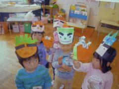 3歳児　僕たちだって鬼をやっつけるよ