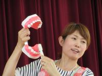 歯磨きの仕方を教えてもらったよ