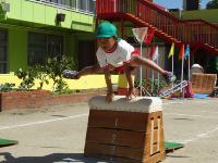 5歳児　障害物競技