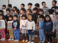 　3歳児  皆で歌ったよ