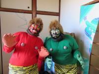 赤鬼と緑鬼がきたよ