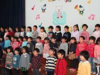 4歳児　2クラスの歌　勇気100倍振り絞って