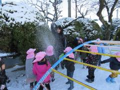 雪が降ってきたよ