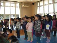 4歳児さんが歌のプレゼント