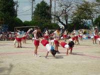 5歳児のリズムダンス　組体操も頑張ったよ