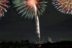 尾張西枇杷島まつり花火写真