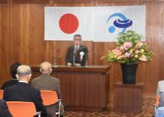 挨拶を述べる永田市長の画像