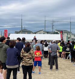 挨拶を述べる永田市長画像（新川体育祭）