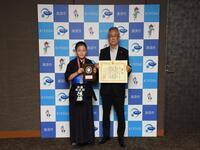 剣道全国出場報告表敬訪問