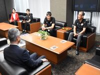 傳田選手実習終了報告会