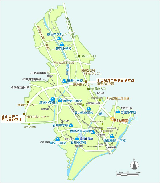 学校位置図マップ